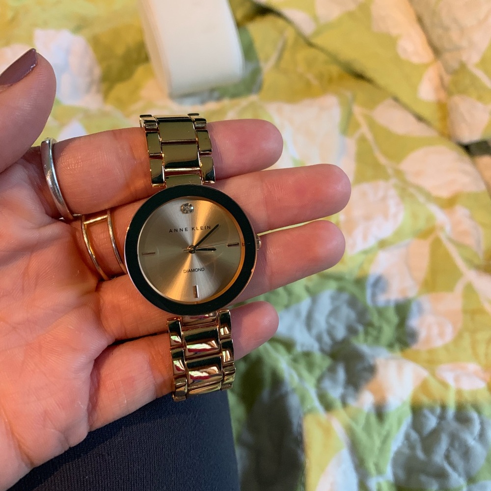 Anne Klein Diamond Watch